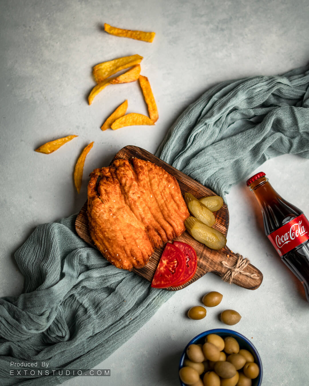 Advertising photography of delicious food